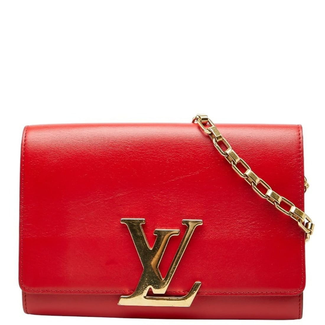 Louis Vuitton Pochette Louise MM Chain Shoulder Bag M41280 Red Leather Women's LOUIS VUITTON: --- Catalog ---Category: SizeSize (HxWxD): 16cm x 22.5cm x 3cm / 6.29'' x 8.85'' x 1.18''Category: DesignType: Shoulder bagColor: Red colorGender: WomenMaterial: Leather Category: GeneralBrand: Louis