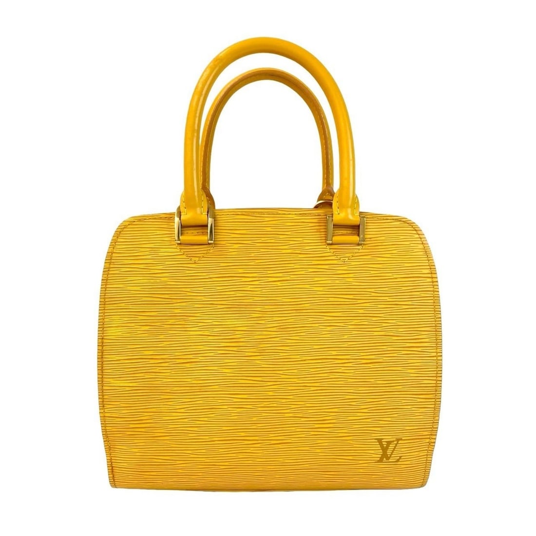 LOUIS VUITTON Pont Neuf Epi Leather Handbag in Tassili Yellow 39539 (1 of 10)