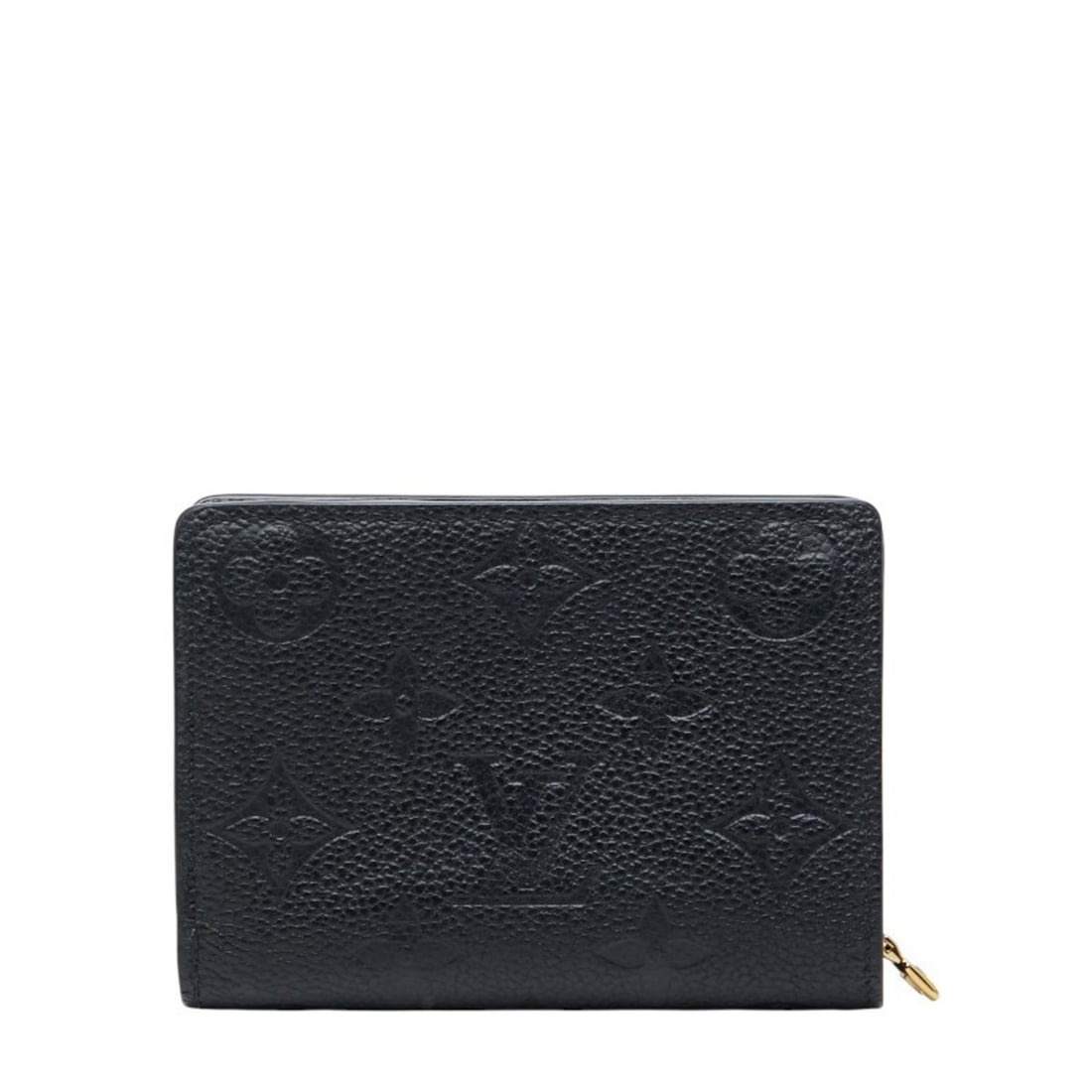 Louis Vuitton Monogram Empreinte Portefeuille Claire Bifold Wallet M80151 Noir Black Calfskin: --- Catalog ---Category: SizeSize (HxWxD): 8cm x 11cm x 3cm / 3.14'' x 4.33'' x 1.18''Category: DesignType: Wallet (bi-fold)Color: Black, NoirGender: WomenClosure: ButtonMaterial: Monogram Empreinte I