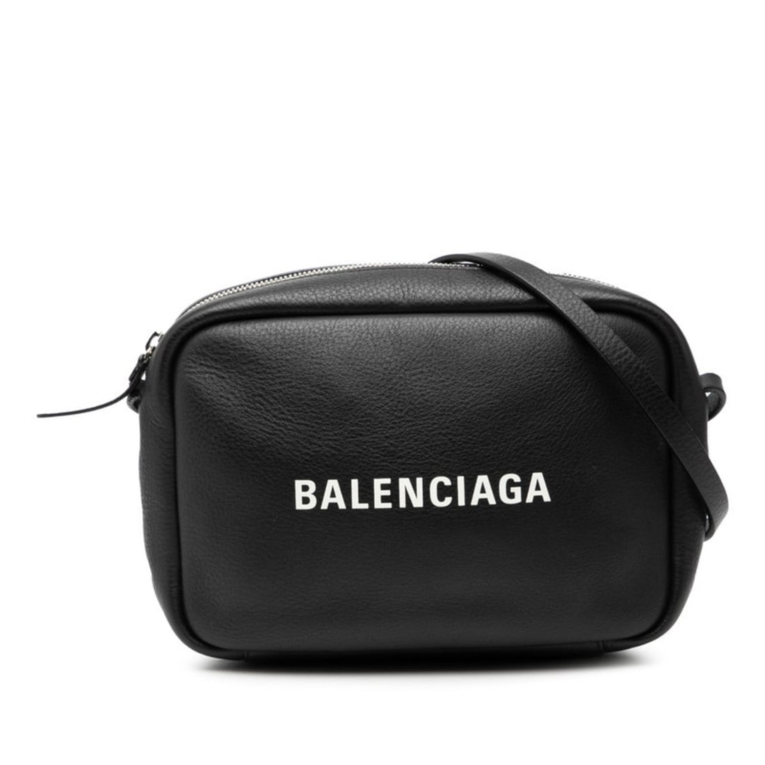 Balenciaga Everyday Camera Bag S, Crossbody Shoulder Bag, 489812, Black Leather, Women's: --- Catalog ---Category: SizeHandle Drop: 60.00cm / 23.62''Size (HxWxD): 14cm x 22cm x 5cm / 5.51'' x 8.66'' x 1.96''Category: DesignType: Shoulder bagColor: BlackGender: WomenClosure: ZipperMaterial: