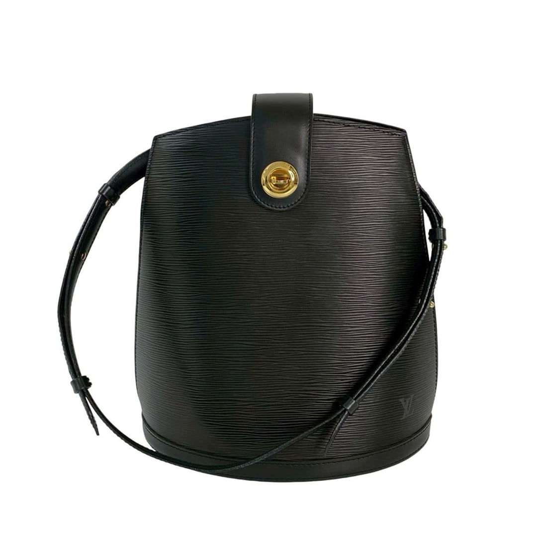 LOUIS VUITTON Cluny Epi Leather Shoulder Bag/Body Bag Noir 74934 (1 of 16)