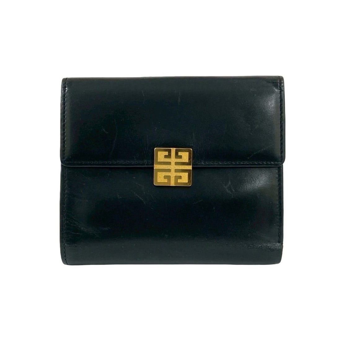 GIVENCHY 4G Calf Leather Bifold Wallet with Card and Coin Case, Black, 29637: --- Catalog ---Category: SizeSize (HxWxD): 10cm x 11.5cm x 1cm / 3.93'' x 4.52'' x 0.39''Category: DesignType: Wallet (bi-fold)Color: BlackGender: WomenMaterial: Leather Category: GeneralBrand: Givenc
