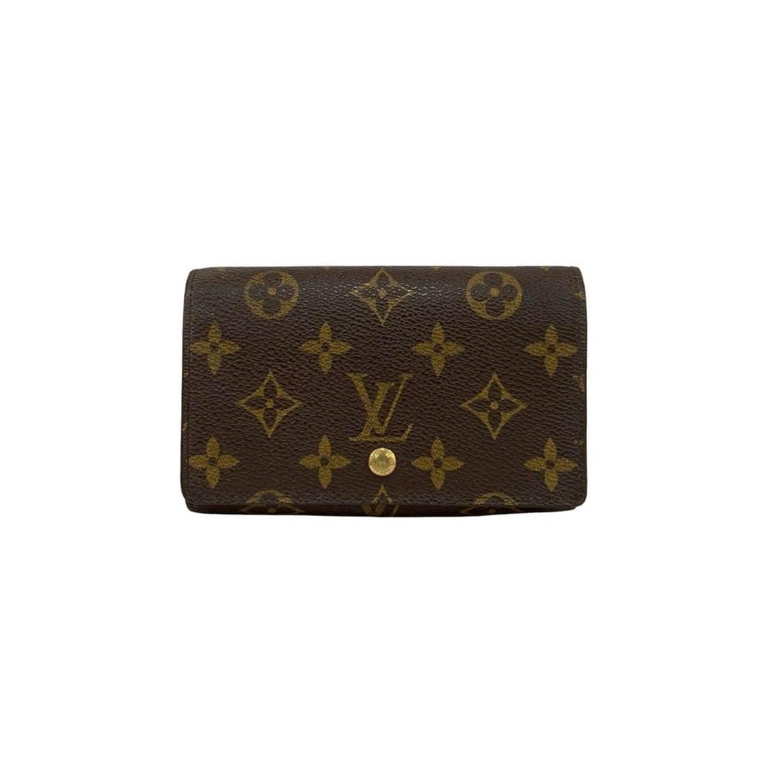 LOUIS VUITTON Louis Vuitton Porte Monnaie Bi-fold Monogram Leather Round Zip Wallet Brown 37657: --- Catalog ---Category: SizeSize (HxWxD): 9cm x 14cm x 2.5cm / 3.54'' x 5.51'' x 0.98''Category: DesignType: Wallet (bi-fold)Color: BrownGender: WomenMaterial: Leather , PVC Category: GeneralBrand: L