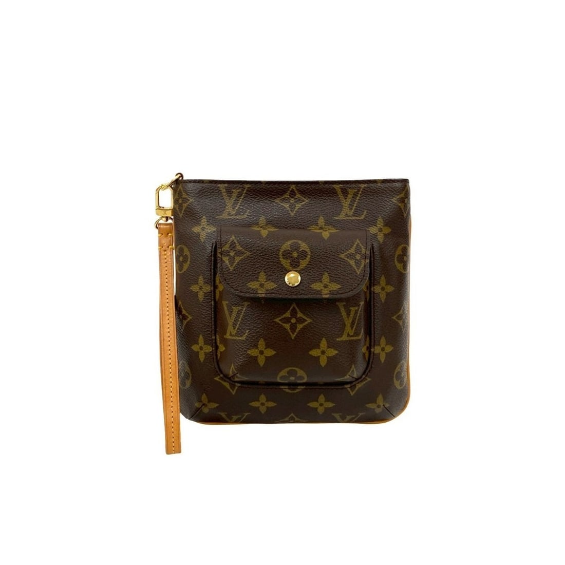 LOUIS VUITTON Partition Monogram Leather Pouch Clutch Bag, Brown, 4013d: --- Catalog ---Category: SizeSize (HxWxD): 18.5cm x 17cm / 7.28'' x 6.69''Category: DesignType: Clutch bag, PouchColor: BrownGender: WomenMaterial: Leather , PVC Category: GeneralBrand: Louis Vuitton-