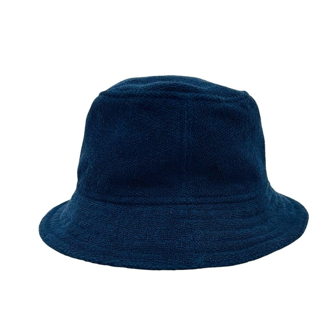 HERMES Harper Lift Bucket Hat, Cotton Toweling, Size 58, Navy, 13336: --- Catalog ---Category: DesignType: Bucket hatColor: NavyGender: WomenMaterial: Cotton Category: GeneralBrand: HermesCategory: MeasurementsCircumference: 58cm / 22.83''--- Item List ---Section: Condi