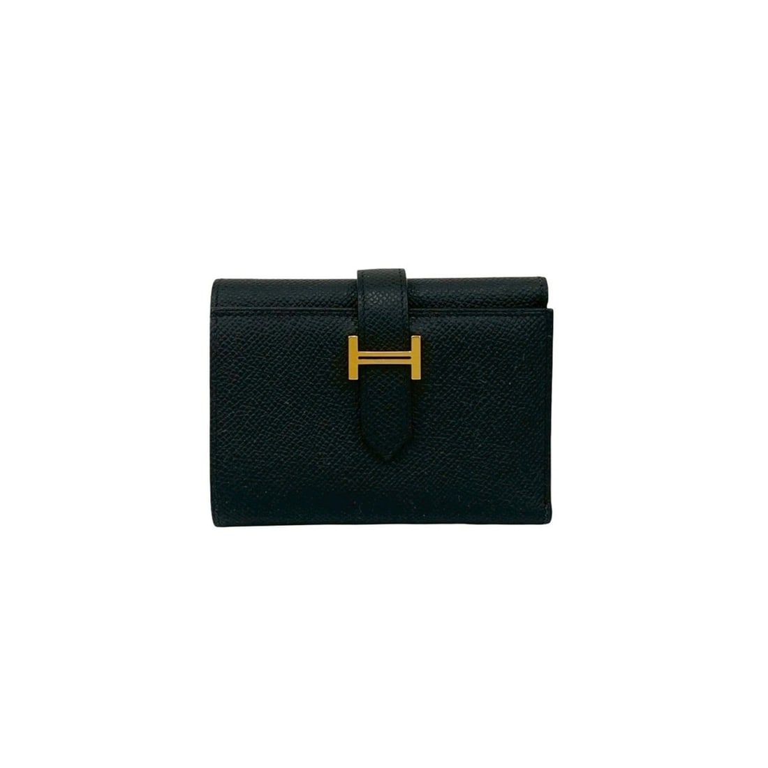 HERMES Bearn Combination Epsom Leather Tri-fold Wallet Black 45456 W: --- Catalog ---Category: SizeSize (HxWxD): 8.5cm x 11cm x 1.5cm / 3.34'' x 4.33'' x 0.59''Category: DesignType: Wallet (tri-fold)Color: BlackGender: WomenMaterial: Epsom leather Category: GeneralBrand