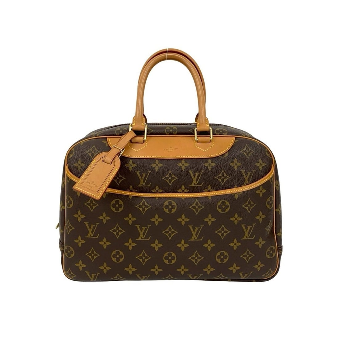 LOUIS VUITTON Monogram Leather Handbag Mini Boston Bag Brown 83406: --- Catalog ---Category: SizeSize (HxWxD): 26cm x 35cm x 12.5cm / 10.23'' x 13.77'' x 4.92''Category: DesignType: Boston bag, HandbagColor: BrownGender: WomenMaterial: Leather , PVC Category: GeneralB