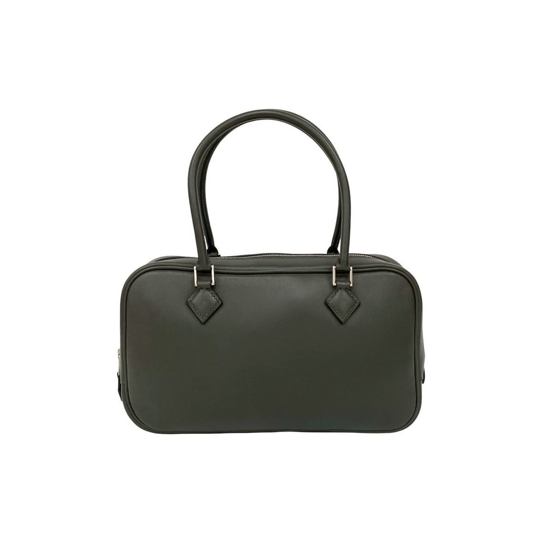 ?F HERMES Mini Plume Elan Swift Leather Handbag/Mini Boston Bag Gray o4019: --- Catalog ---Category: SizeSize (HxWxD): 12.5cm x 22cm x 5cm / 4.92'' x 8.66'' x 1.96''Category: DesignType: Boston bag, HandbagColor: GrayGender: WomenMaterial: Swift leather Category: GeneralBrand