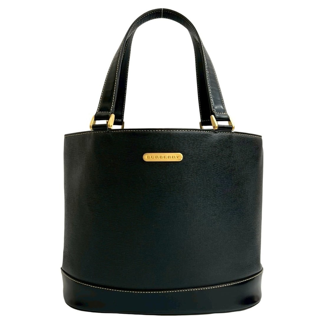 BURBERRY Nova Check Logo Plate Leather Handbag Mini Tote Bag Black 27645: --- Catalog ---Category: SizeSize (HxWxD): 23.5cm x 27cm x 11cm / 9.25'' x 10.62'' x 4.33''Category: DesignType: Handbag, Tote bagColor: BlackGender: WomenMaterial: Leather Category: GeneralBrand: Bur