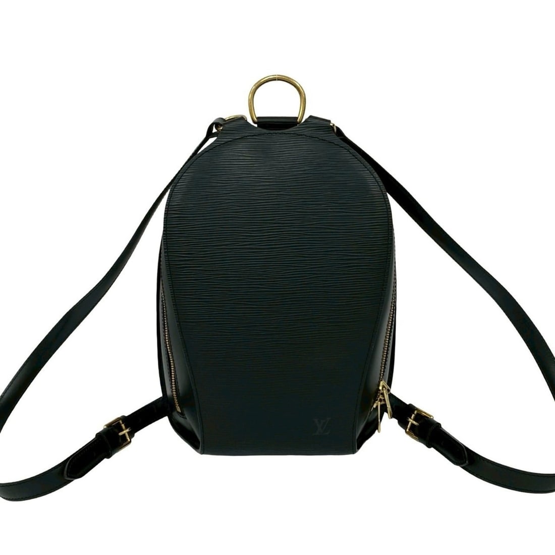 LOUIS VUITTON Mabillon Epi Leather Backpack/Daypack in Noir (pf2-5): --- Catalog ---Category: SizeSize (HxWxD): 28cm x 23cm x 8cm / 11.02'' x 9.05'' x 3.14''Category: DesignType: BackpackColor: BlackGender: WomenMaterial: Epi leather Category: GeneralBrand: Louis Vuitt