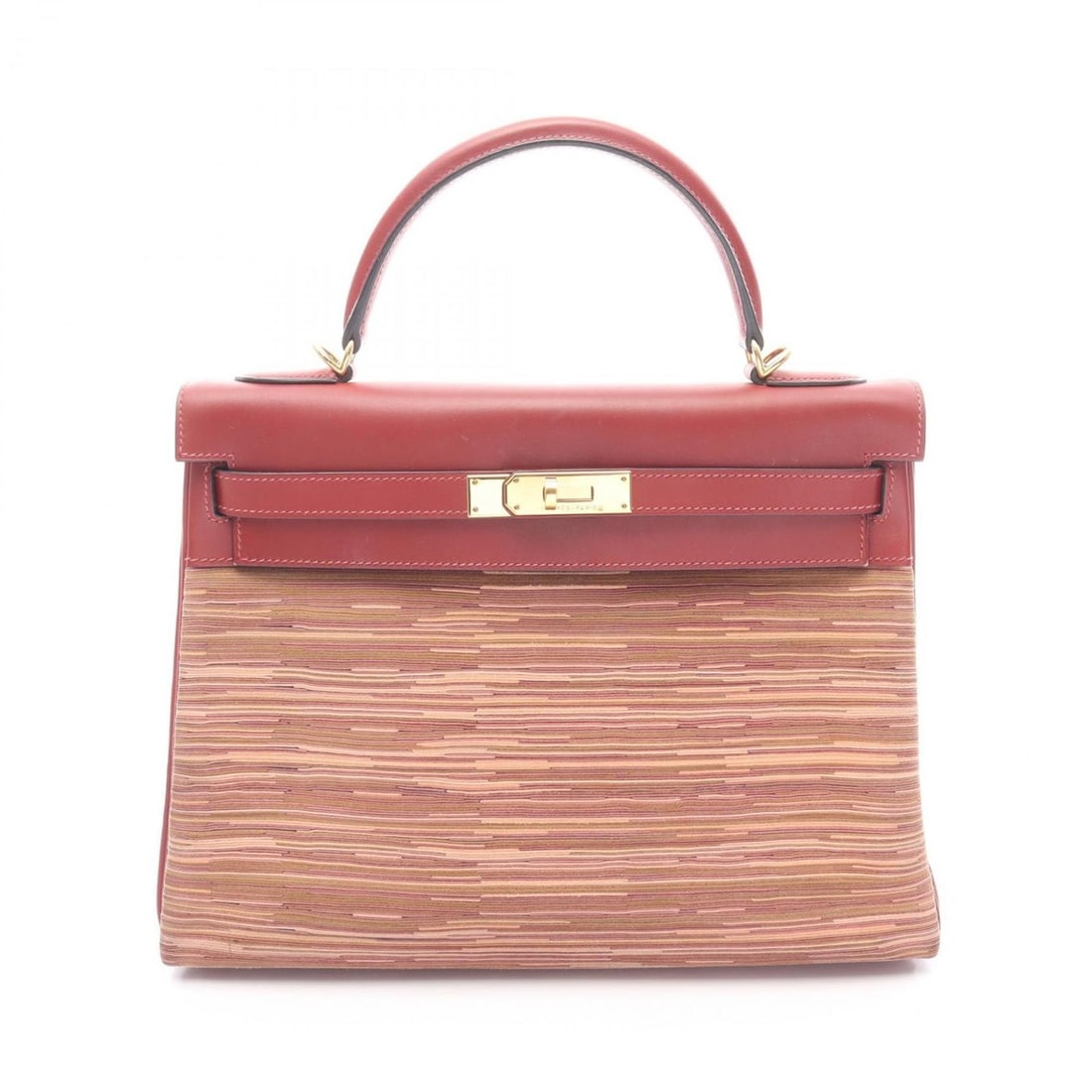 Hermes Hermès Kelly 32 handbag, leather, Vibrato, Vau Chamonix, women's, burgundy: --- Catalog ---Category: SizeSize (HxWxD): 23cm x 32cm x 12cm / 9.05'' x 12.59'' x 4.72''Category: DesignType: HandbagColor: BordeauxGender: WomenMaterial: Vibrato leather , Leather Hardware Color: Go