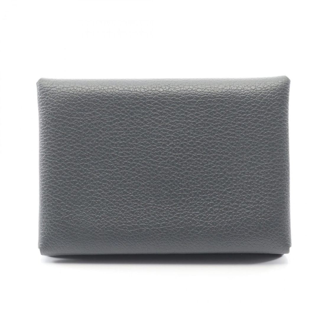 Hermes Hermès Calvi Duo wallet with coin purse, leather, Evercolor, women's, gray, Grimisty (1 of 13)