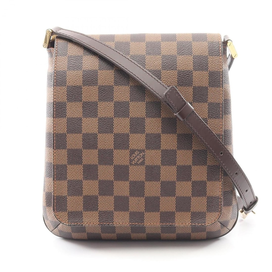 Louis Vuitton Musette Salsa Long Strap Shoulder Bag, Coated Canvas and Leather with Damier Finish,: --- Catalog ---Category: SizeSize (HxWxD): 24cm x 23cm x 6cm / 9.44'' x 9.05'' x 2.36''Category: DesignType: Shoulder bagColor: Brown, EbeneGender: WomenMaterial: Coated canvas , Leather Category: Gen