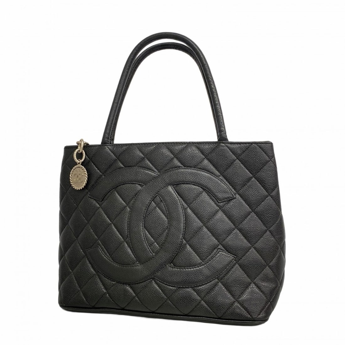 Chanel Reissue Tote Bag, Caviar Skin, Black, Women's (1 of 10)