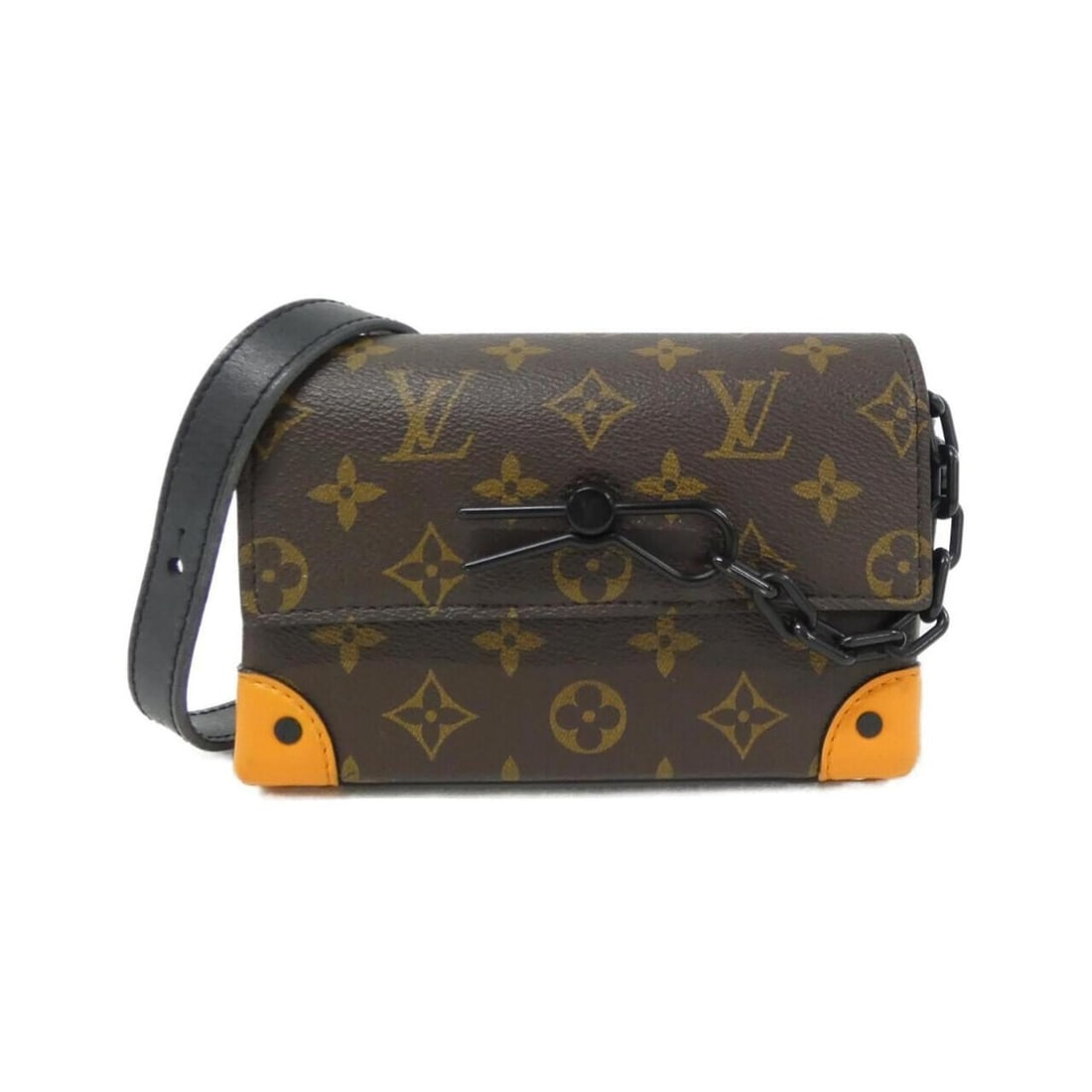Louis Vuitton Monogram Macassar Steamer Wearable Wallet M82534 Shoulder Bag: --- Catalog ---Category: SizeSize (HxWxD): 11cm x 18cm x 6cm / 4.33'' x 7.08'' x 2.36''Category: DesignType: Shoulder bagColor: Marron, SaffronGender: MenMaterial: Coated canvas Category: GeneralBrand