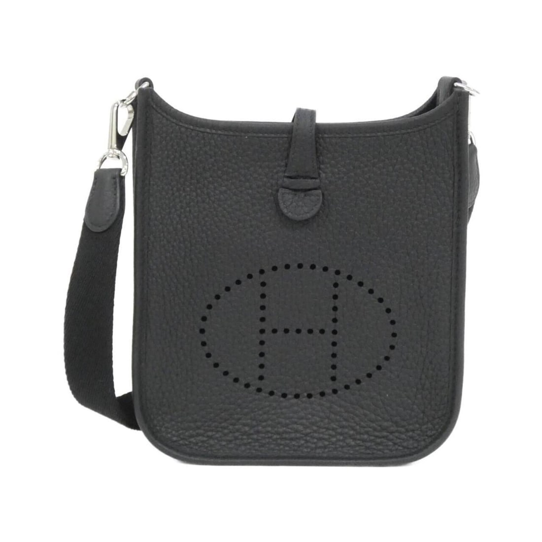 Hermes Hermès Evelyn Amazon 16cm Shoulder Bag 069426CK: --- Catalog ---Category: SizeSize (HxWxD): 18cm x 16cm x 5cm / 7.08'' x 6.29'' x 1.96''Category: DesignType: Shoulder bagColor: BlackGender: Women,MenMaterial: Taurillon clemence leather Category: Gen