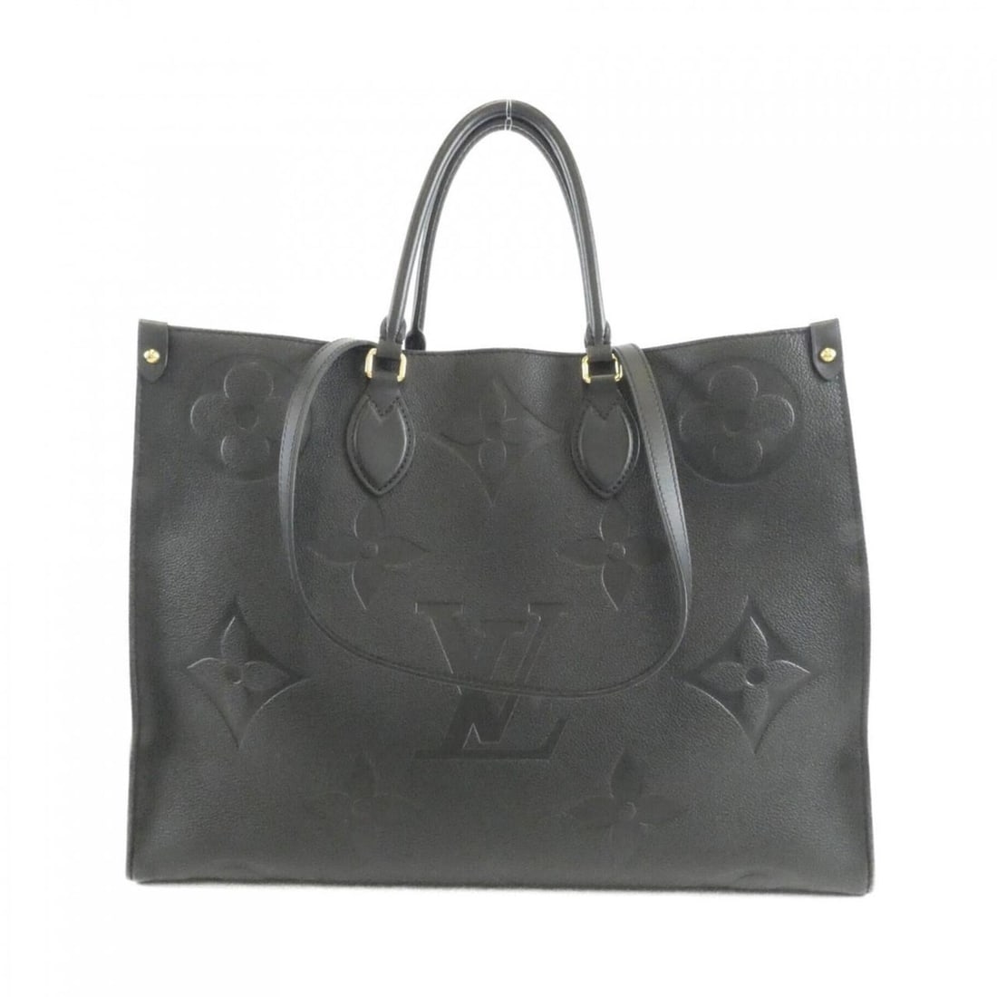 Louis Vuitton Monogram Empreinte On-the-Go GM M44925 Handbag: --- Catalog ---Category: SizeSize (HxWxD): 32cm x 41cm x 17cm / 12.59'' x 16.14'' x 6.69''Category: DesignType: HandbagColor: BlackGender: WomenMaterial: Leather Leather/Fur Type: CalfskinCategory: Ge