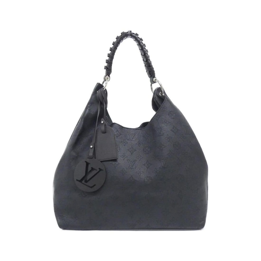 Louis Vuitton Mahina Carmel Hobo Shoulder Bag M52950: --- Catalog ---Category: SizeSize (HxWxD): 30cm x 35cm x 17cm / 11.81'' x 13.77'' x 6.69''Category: DesignType: Shoulder bagColor: BlackGender: WomenMaterial: Leather Leather/Fur Type: