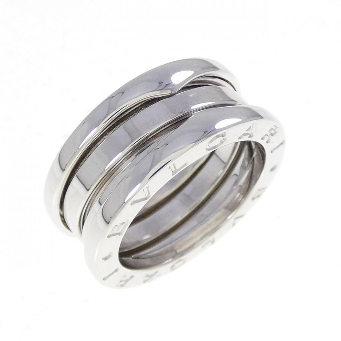 Bvlgari B.zero1 3-Band Ring: --- Catalog ---Category: SizeUS Size: 4.5Brand Size: 48Category: DesignType: Band ringColor: White goldGender: WomenMaterial: White gold (18K)Category: GeneralBrand: Bvlgari--- Item List ---Section: