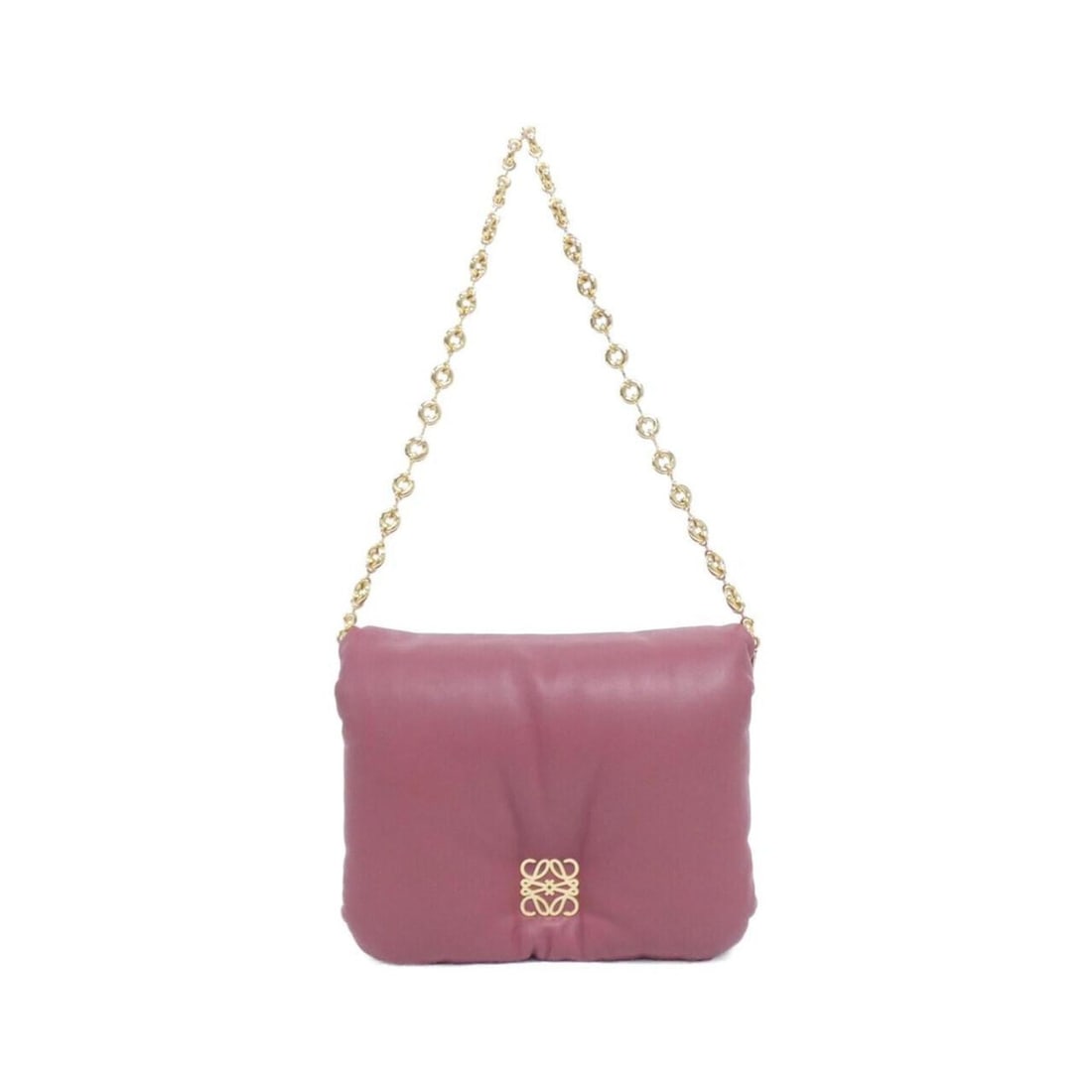 Loewe Puffer Goya AP40P41X01 Shoulder Bag: --- Catalog ---Category: SizeSize (HxWxD): 18cm x 23cm x 8cm / 7.08'' x 9.05'' x 3.14''Category: DesignType: Shoulder bagColor: PinkGender: WomenMaterial: Leather Category: GeneralBrand: Loewe---