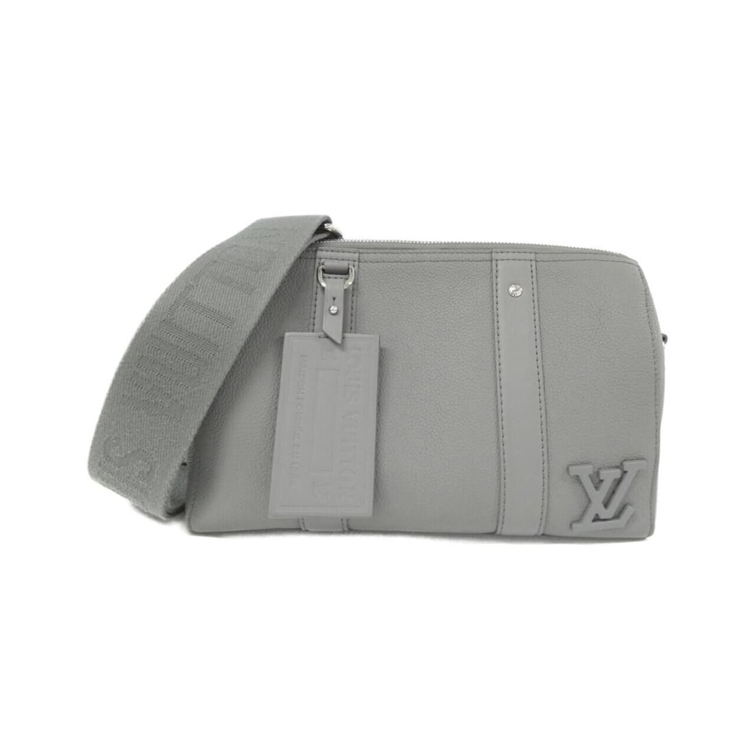 Louis Vuitton LV Aerogram City Keepall M59328 Shoulder Bag: --- Catalog ---Category: SizeSize (HxWxD): 18cm x 28cm x 13cm / 7.08'' x 11.02'' x 5.11''Category: DesignType: Shoulder bagColor: GrisGender: Women,MenMaterial: Leather Category: GeneralBrand: Louis