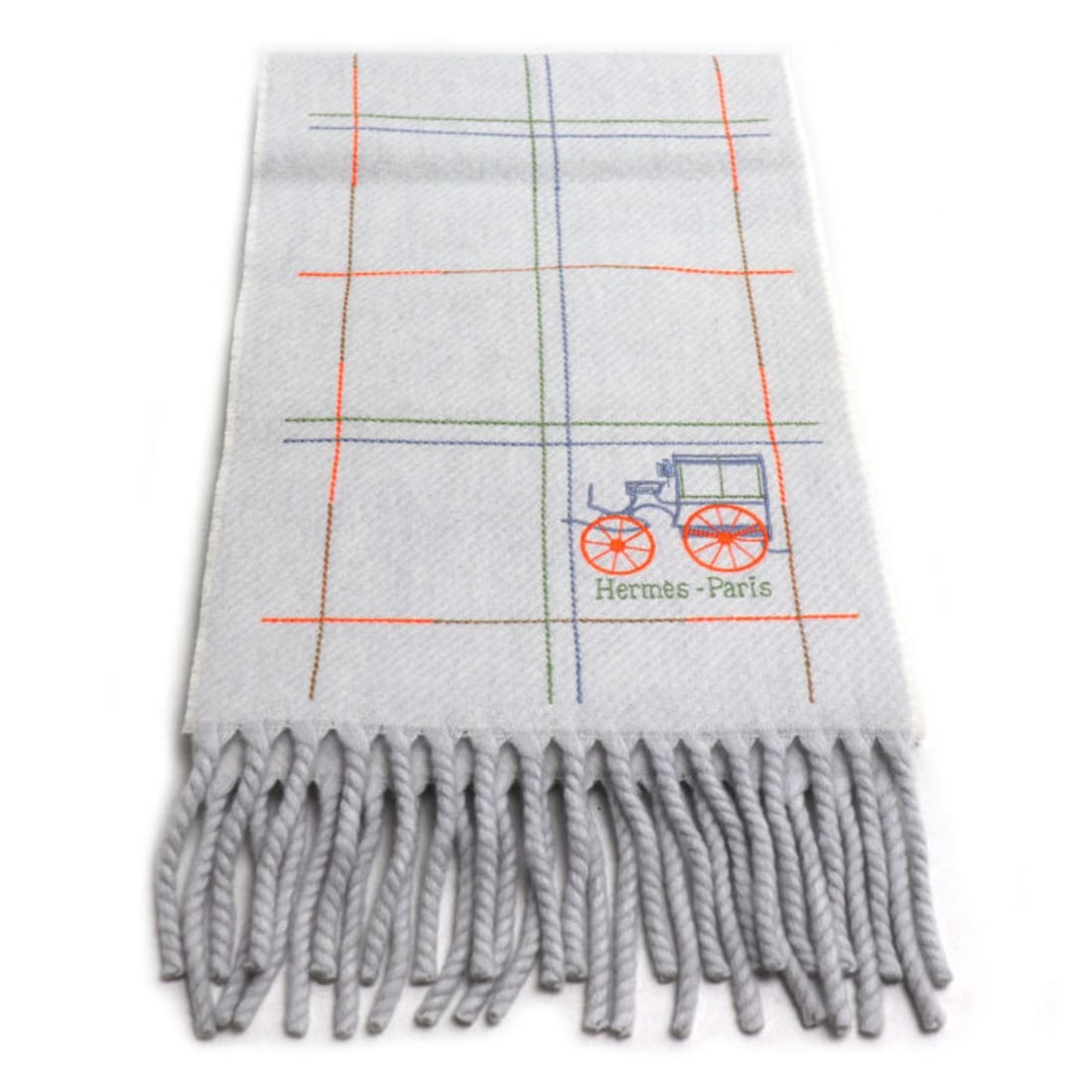 HERMES Grand Blode Berline Scarf Gray Gris du Nord H259149S 01 Women's: --- Catalog ---Category: SizeSize (LxW): 23cm x 1.4m / 9.05'' x 55.11''Category: DesignType: ShawlColor: GrayGender: WomenMaterial: Cashmere Category: GeneralMPN: H259149S 01Brand: HermesCountry of Or