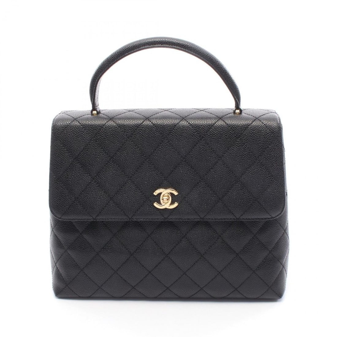 CHANEL Matelasse Handbag in Caviar (Grained Calfskin) for Women, Black: --- Catalog ---Category: SizeSize (HxWxD): 23cm x 30cm x 11.5cm / 9.05'' x 11.81'' x 4.52''Category: DesignType: HandbagColor: BlackGender: WomenMaterial: Grained Calfskin Category: GeneralBrand: Chan