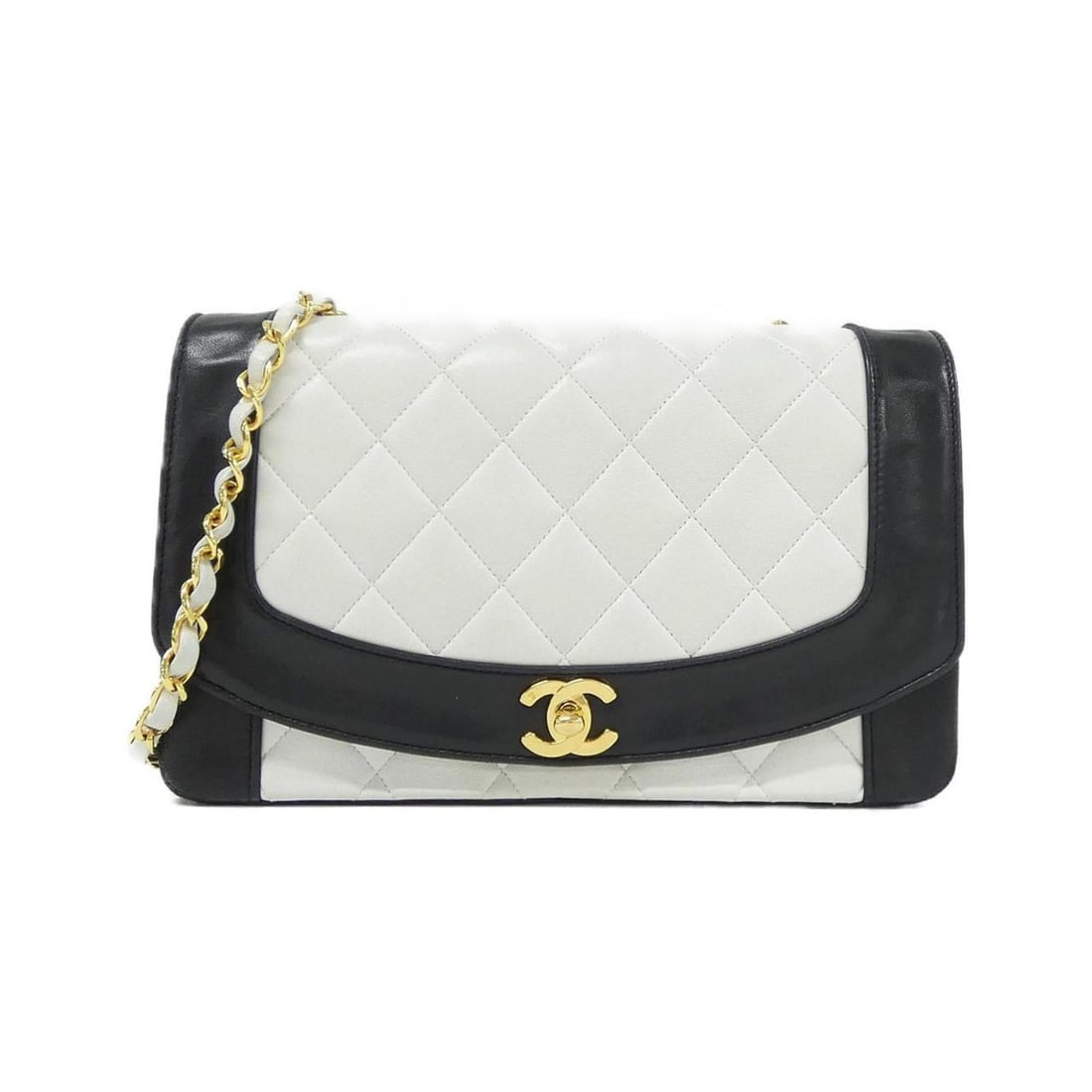 Chanel 01165 Shoulder Bag: --- Catalog ---Category: SizeSize (HxWxD): 16cm x 25cm x 7cm / 6.29'' x 9.84'' x 2.75''Category: DesignType: Shoulder bagColor: Black, WhiteGender: WomenMaterial: Leather Leather/Fur Type: