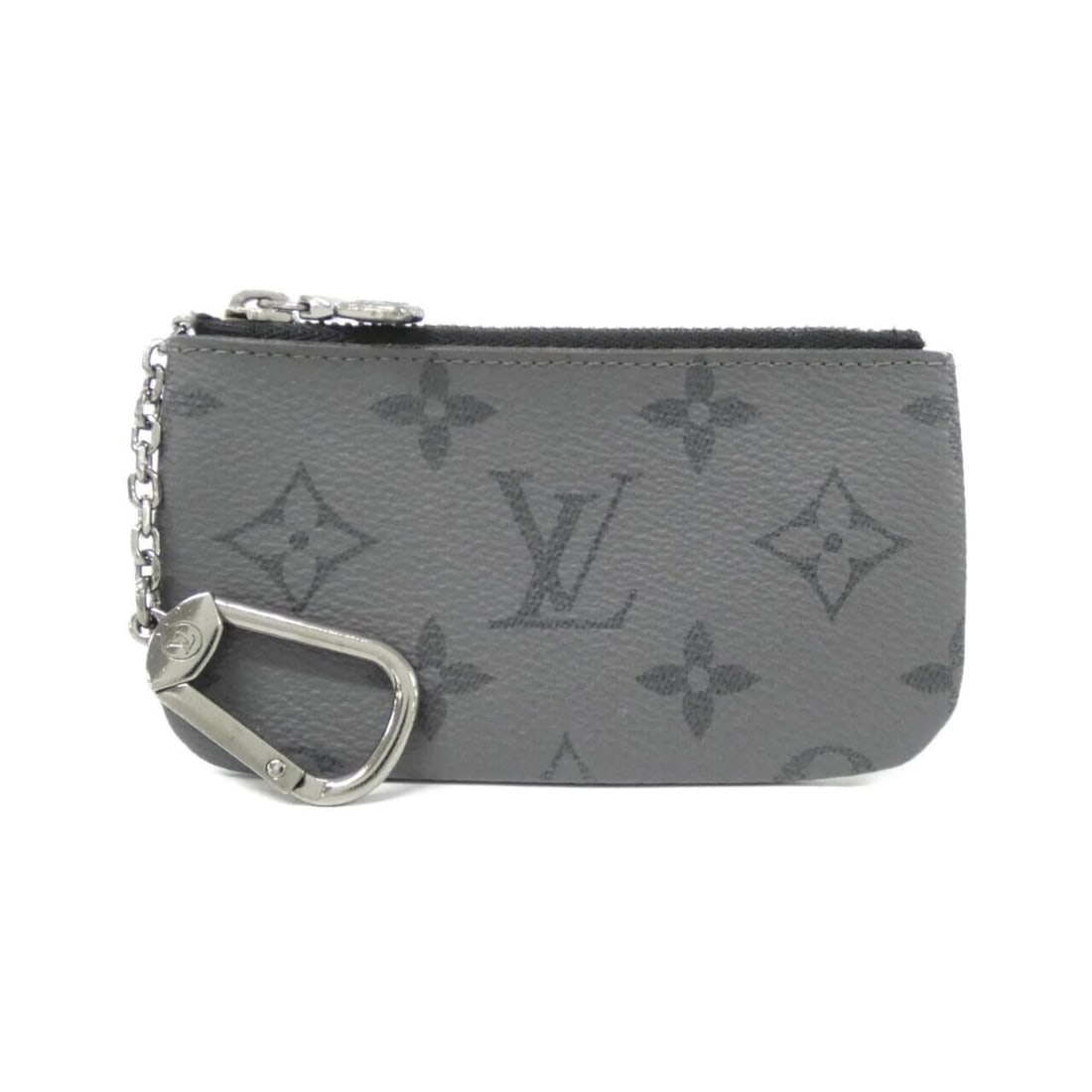 Louis Vuitton Monogram Eclipse Reverse Card & Key Case Pochette Clé M80905 Coin: --- Catalog ---Category: SizeSize (HxWxD): 7cm x 12cm x 1cm / 2.75'' x 4.72'' x 0.39''Category: DesignType: Coin purse/coin caseColor: Black, GrisGender: MenMaterial: Coated canvas Category: GeneralMP
