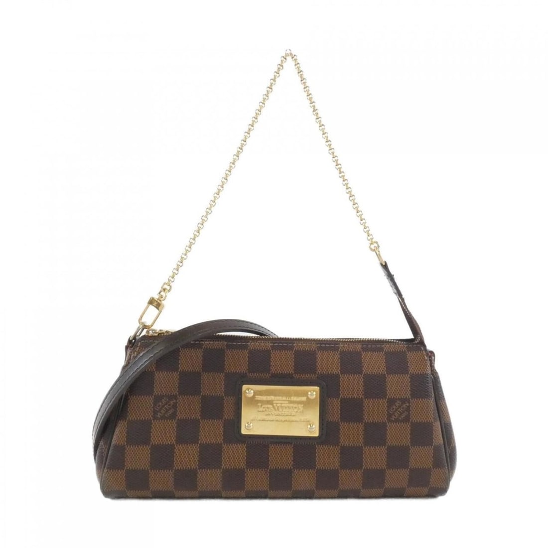 Louis Vuitton Damier Eva N55213 Shoulder Bag: --- Catalog ---Category: SizeSize (HxWxD): 13cm x 26cm x 4cm / 5.11'' x 10.23'' x 1.57''Category: DesignType: Shoulder bagColor: BrownGender: WomenMaterial: Coated canvas Category: GeneralMPN: N55213B
