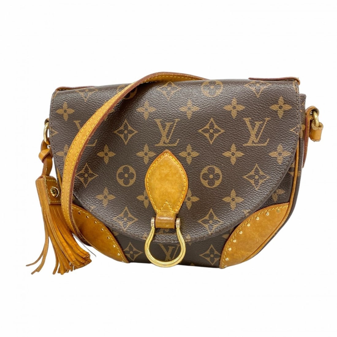 Louis Vuitton Monogram Saint-Cloud Shoulder Bag M41481 Brown Women's: --- Catalog ---Category: SizeSize (HxWxD): 18cm x 23.5cm x 7cm / 7.08'' x 9.25'' x 2.75''Category: DesignType: Shoulder bagColor: BrownGender: WomenCategory: GeneralMPN: M41481Brand: Louis Vuitton---
