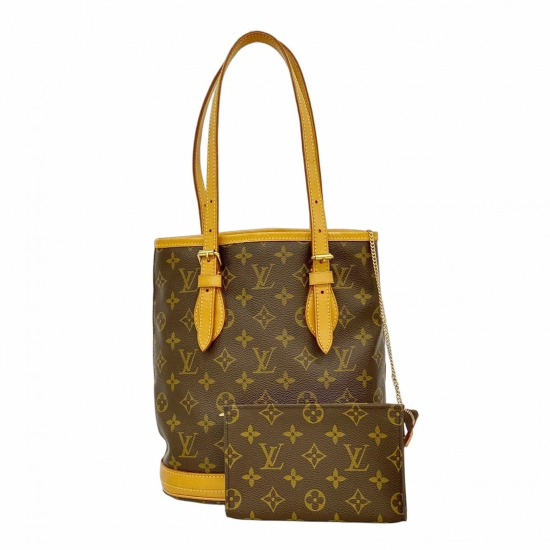 Louis Vuitton Monogram Bucket PM Tote Bag M42238 Brown Women's: --- Catalog ---Category: SizeSize (HxWxD): 25.5cm x 22.5cm x 16cm / 10.03'' x 8.85'' x 6.29''Category: DesignType: Tote bagColor: BrownGender: WomenCategory: GeneralMPN: M42238Brand: Louis Vuitton---