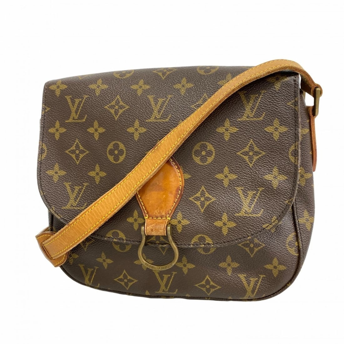 Louis Vuitton Monogram Saint-Cloud GM Shoulder Bag M51242 Brown Women's: --- Catalog ---Category: SizeSize (HxWxD): 21cm x 25cm x 6.5cm / 8.26'' x 9.84'' x 2.55''Category: DesignType: Shoulder bagColor: BrownGender: WomenCategory: GeneralMPN: M51242Brand: Louis Vuitton---