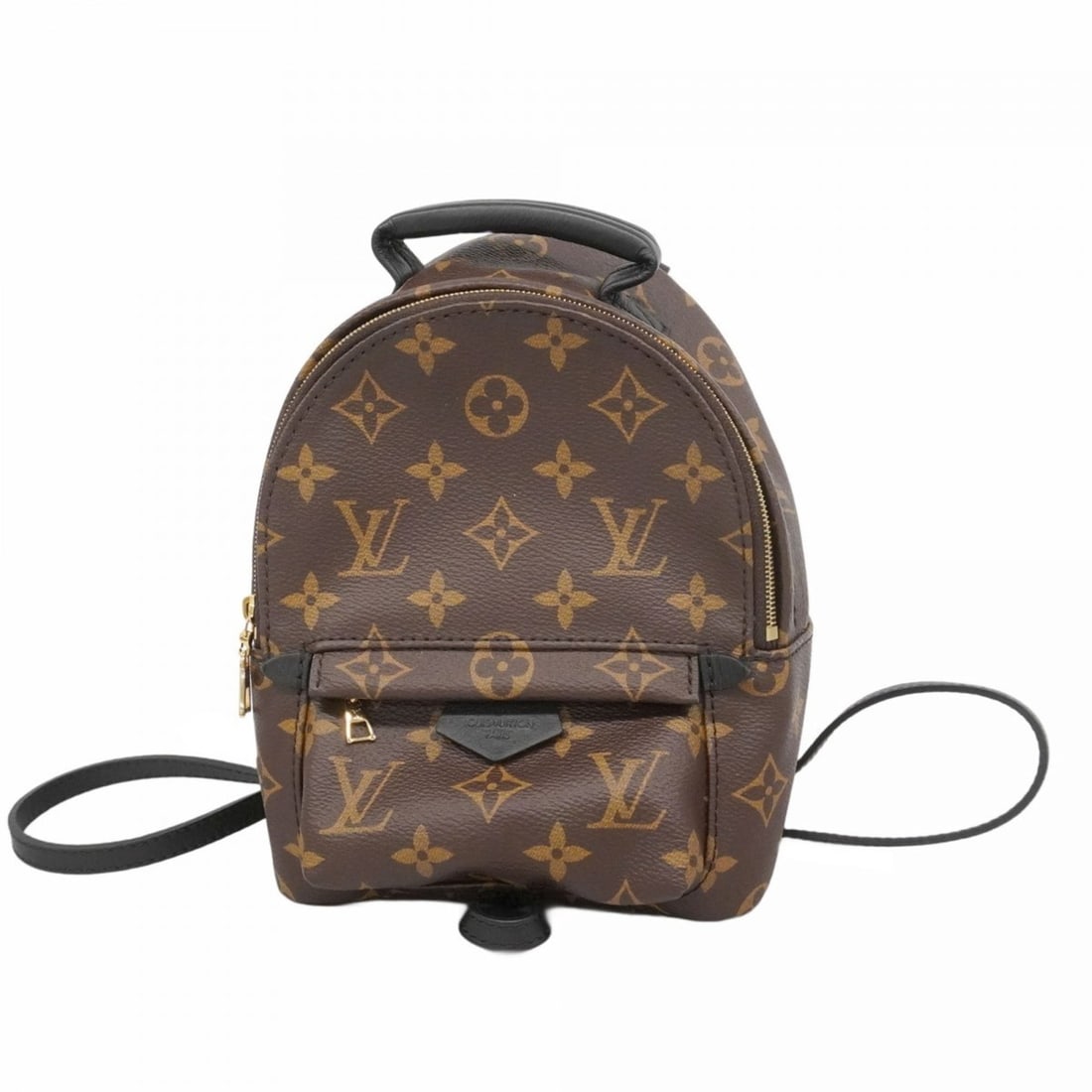 Louis Vuitton Monogram Palm Springs Backpack Mini M44873 in Brown and Black for Women: --- Catalog ---Category: SizeSize (HxWxD): 22cm x 15.5cm x 9cm / 8.66'' x 6.1'' x 3.54''Category: DesignType: BackpackColor: Black, BrownGender: WomenCategory: GeneralMPN: M44873Brand: Louis Vuitton--