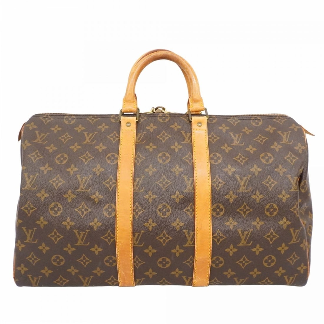 Louis Vuitton Monogram Keepall 45 Boston Bag M41428 Brown Men's and Women's (1 of 20)