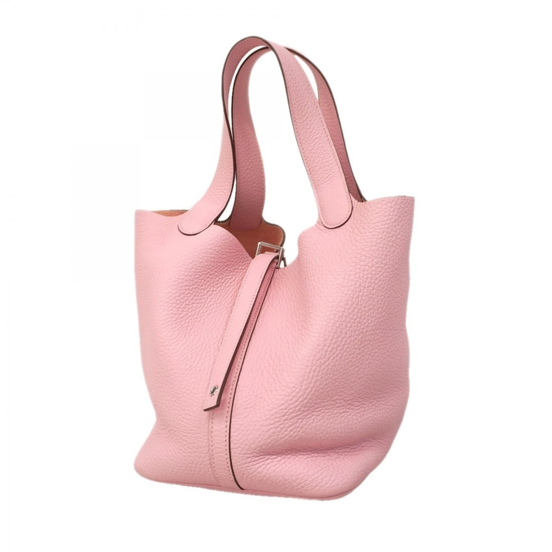 Hermes Hermès Picotin Lock MM Handbag in Taurillon Clemence Rose Cherry B Stamp, Women's (1 of 20)