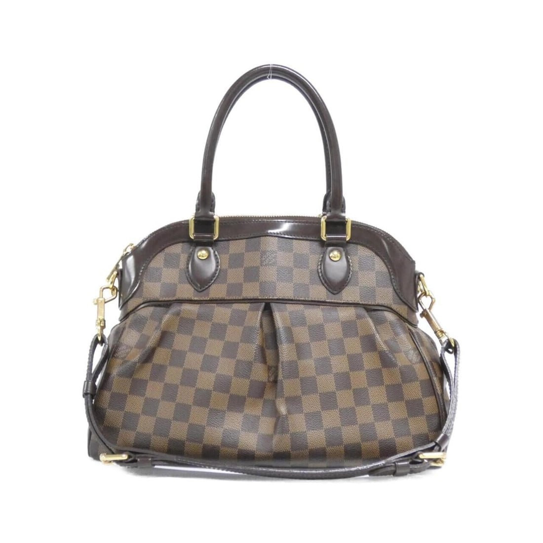 Louis Vuitton Damier Trevi PM N51997 Handbag: --- Catalog ---Category: SizeSize (HxWxD): 25cm x 34cm x 15cm / 9.84'' x 13.38'' x 5.9''Category: DesignType: HandbagColor: BrownGender: WomenMaterial: Coated canvas Category: GeneralMPN: N51997Brand: