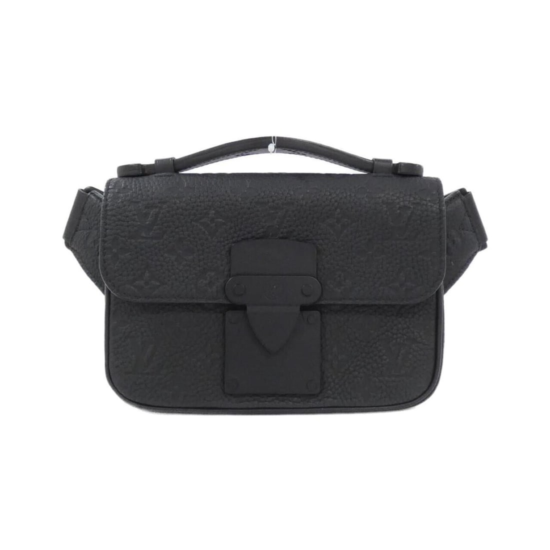 Louis Vuitton Taurillon Monogram S-Lock Sling Bag M58487 Handbag: --- Catalog ---Category: SizeSize (HxWxD): 15cm x 21cm x 4cm / 5.9'' x 8.26'' x 1.57''Category: DesignType: HandbagColor: BlackGender: MenMaterial: Leather Leather/Fur Type: CalfskinCategory: GeneralM