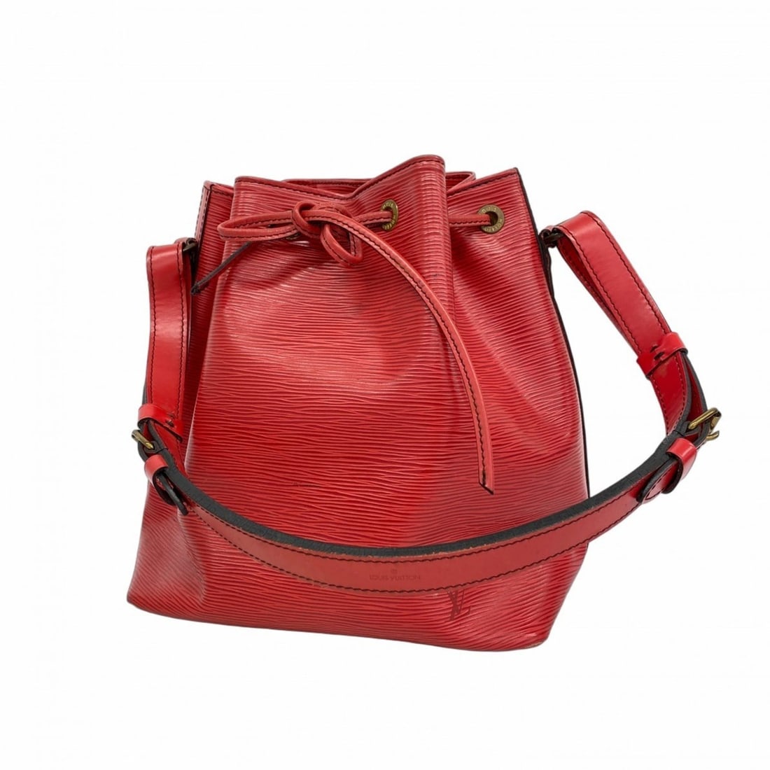 Louis Vuitton Epi Petit Noe Shoulder Bag M44107 Castilian Red for Women: --- Catalog ---Category: SizeSize (HxWxD): 28cm x 25cm x 19cm / 11.02'' x 9.84'' x 7.48''Category: DesignType: Shoulder bagColor: Castilian redGender: WomenCategory: GeneralMPN: M44107Brand: Louis Vui