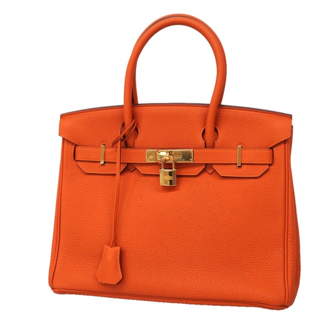 Hermes Hermès Birkin 30 Togo Orange Handbag with R Stamp for Women (1 of 10)