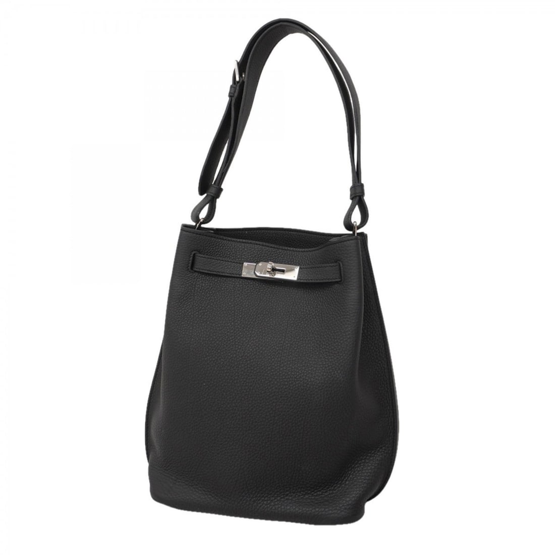 Hermes Hermès So Kelly 22 Togo Shoulder Bag, Black, X Stamp, Women's: --- Catalog ---Category: SizeSize (HxWxD): 30cm x 22cm x 11cm / 11.81'' x 8.66'' x 4.33''Category: DesignType: Shoulder bagColor: BlackGender: WomenMaterial: Togo leather Hardware Color: SilverCategor
