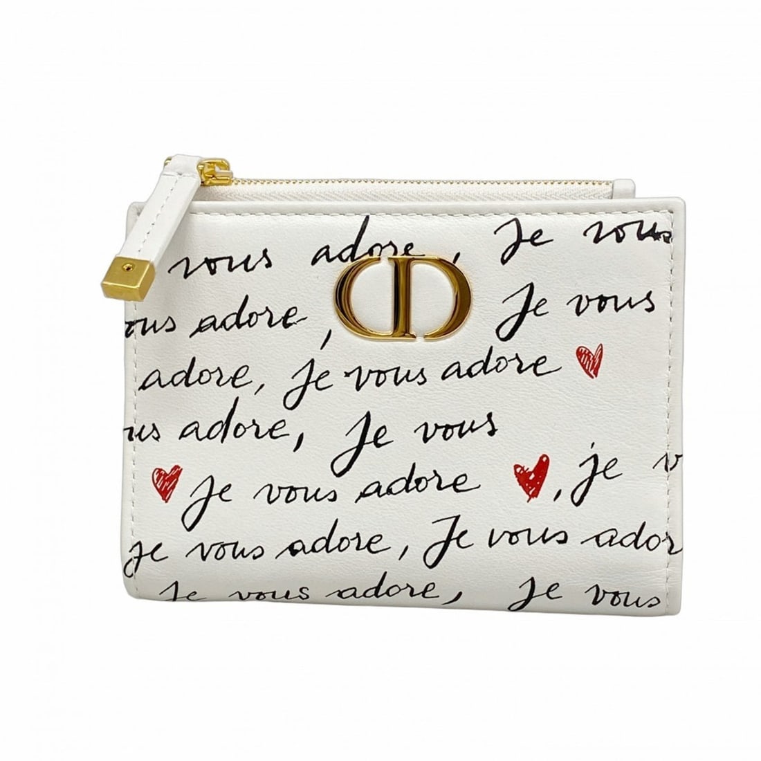 Christian Dior Caro Leather Wallet White Women's: --- Catalog ---Category: SizeSize (HxWxD): 9.5cm x 12cm x 2cm / 3.74'' x 4.72'' x 0.78''Category: DesignType: Wallet (bi-fold)Color: WhiteGender: WomenMaterial: Leather Category: GeneralBrand: Christi