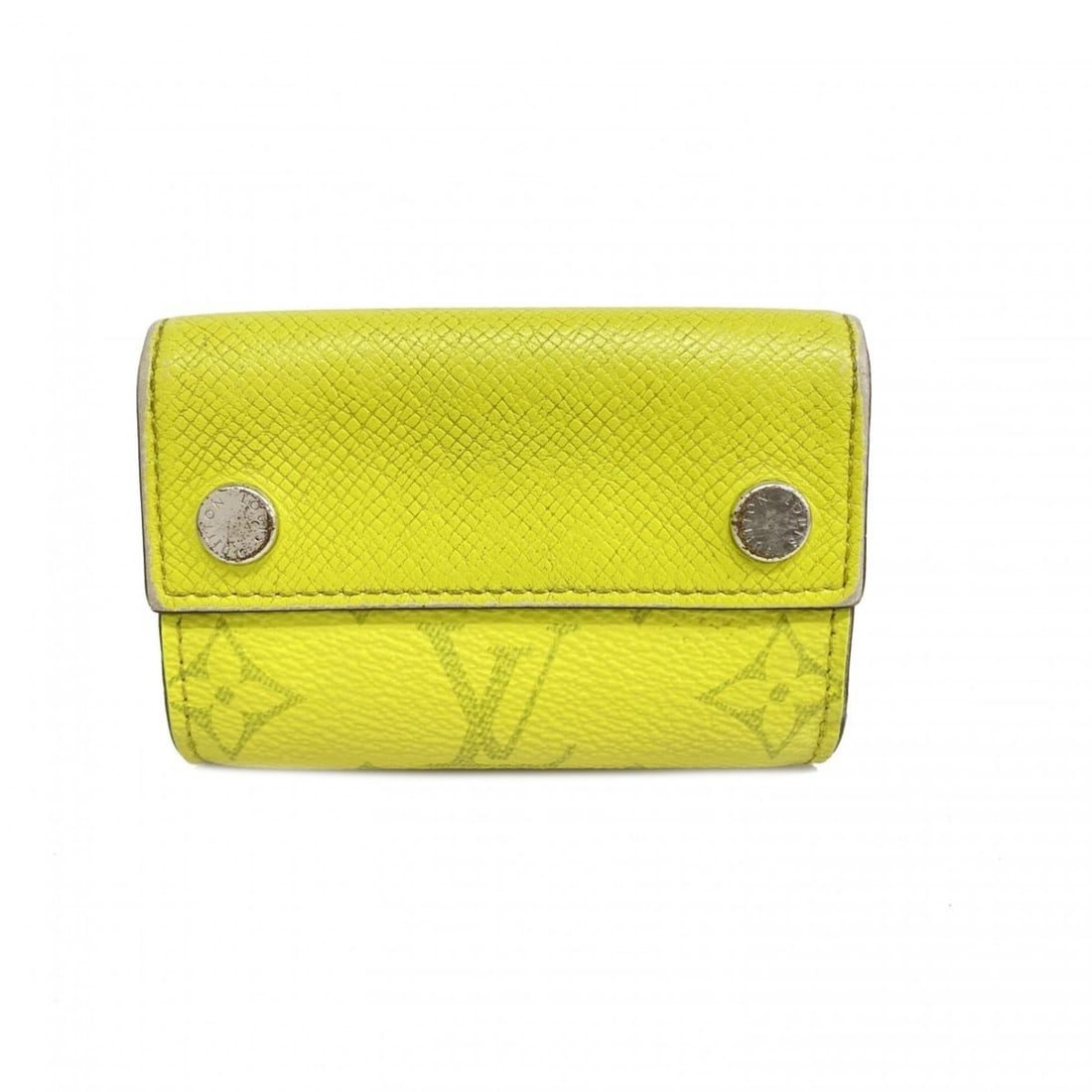 Louis Vuitton Discovery Compact Wallet M67629 (Jaune) - Men's, Taiga Rama Tri-fold (1 of 11)