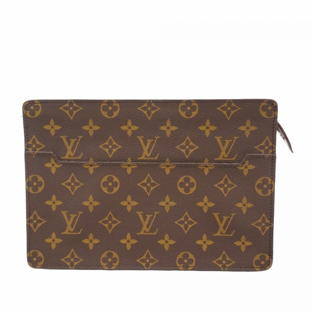 Louis Vuitton Monogram Pochette Homme Clutch Bag M51795 Brown Men's (1 of 14)