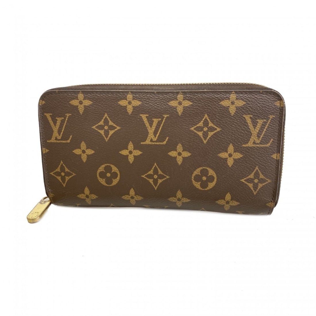 Louis Vuitton Monogram Zippy Wallet M41896 Brown Coquelicot Women's (1 of 10)