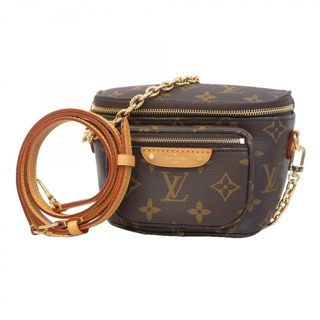 Louis Vuitton Monogram Mini Bum Bag M82335 Brown Women's Shoulder: --- Catalog ---Category: SizeSize (HxWxD): 11.5cm x 18cm x 7cm / 4.52'' x 7.08'' x 2.75''Category: DesignType: Shoulder bagColor: BrownGender: WomenCategory: GeneralMPN: M82335Brand: Louis Vuitton---