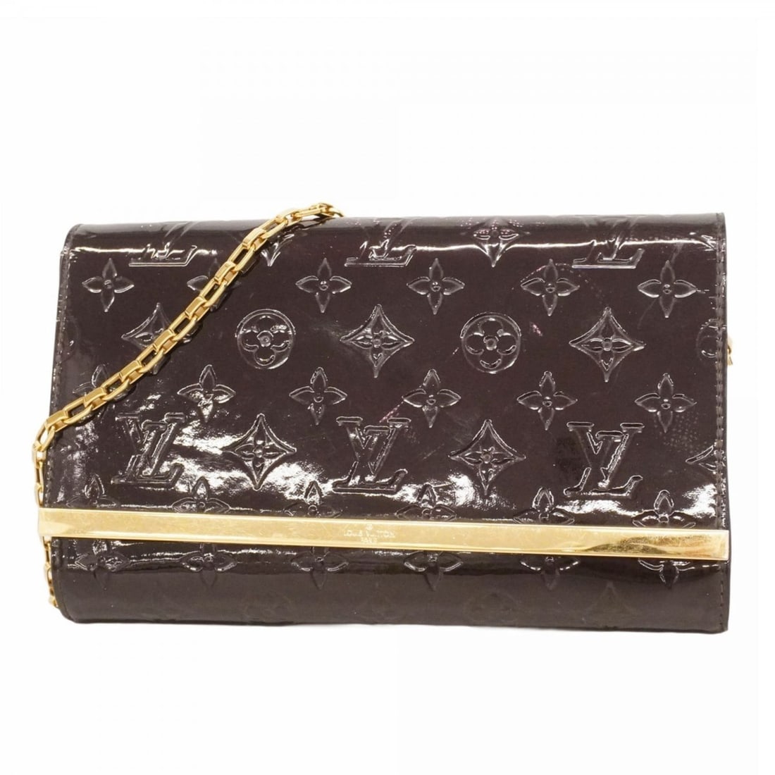 Louis Vuitton Vernis Clutch Anna Shoulder Bag M90093 Amaranth Women's: --- Catalog ---Category: SizeSize (HxWxD): 15cm x 24cm x 4.5cm / 5.9'' x 9.44'' x 1.77''Category: DesignType: Shoulder bagColor: AmaranteGender: WomenCategory: GeneralMPN: M90093Brand: Louis Vuitton--