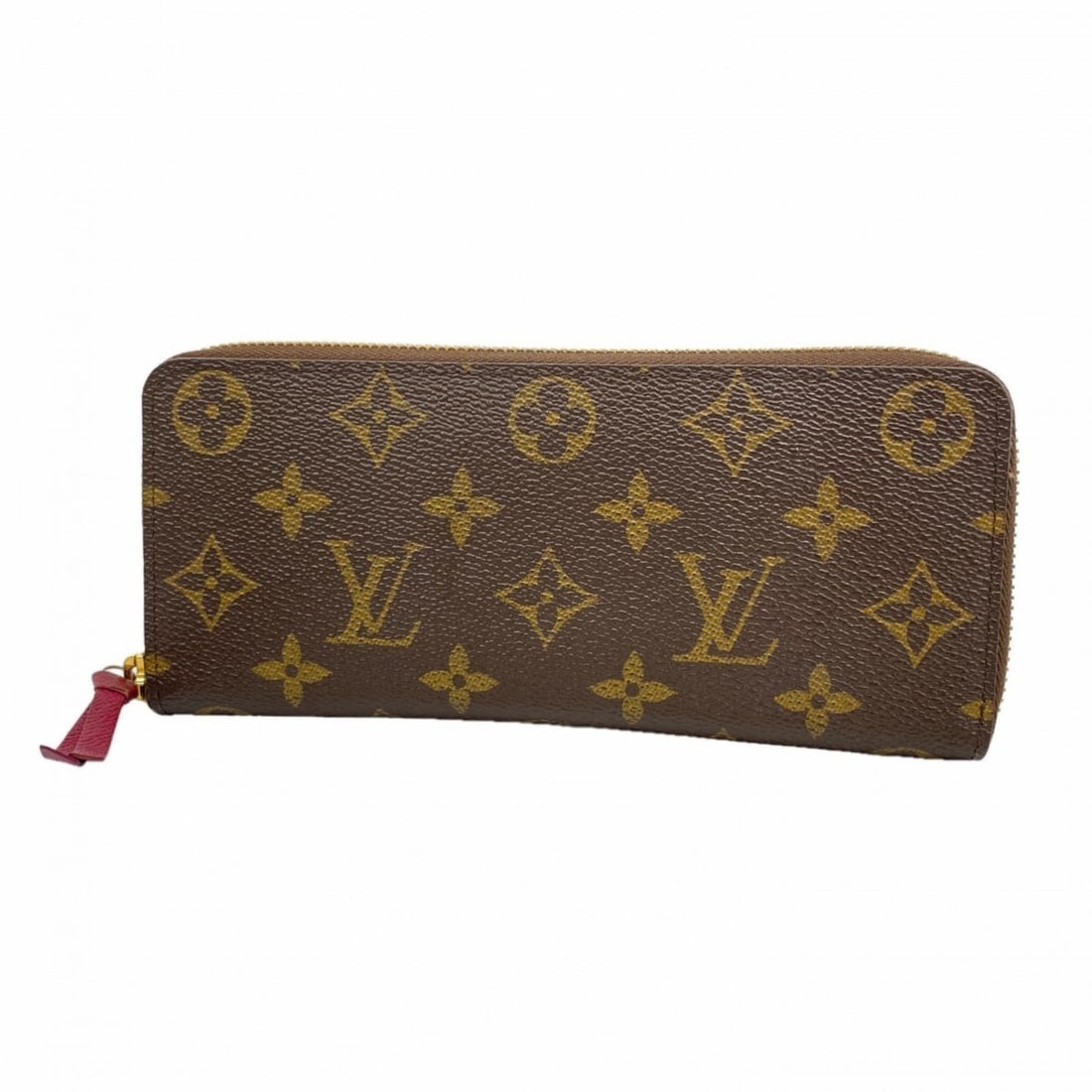 Louis Vuitton Monogram Portefeuille Clemence Long Wallet M60742 Brown Fuchsia Women's: --- Catalog ---Category: SizeSize (HxWxD): 9cm x 19.5cm x 2cm / 3.54'' x 7.67'' x 0.78''Category: DesignType: Long wallet (bi-fold)Color: Brown, FuchsiaGender: WomenCategory: GeneralMPN: M60742Brand: