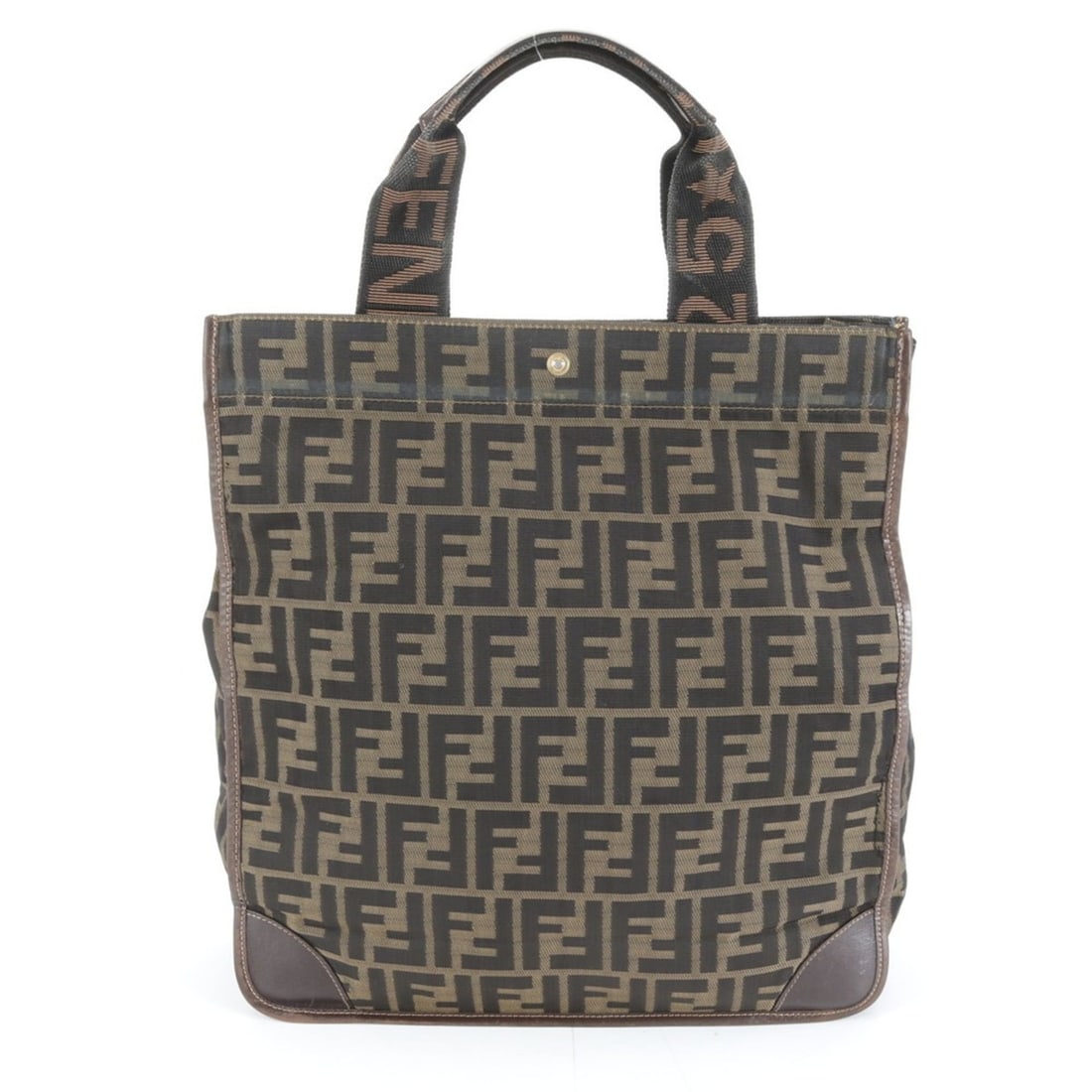 Fendi Zucca Foldable Tote Bag Shoulder for Men: --- Catalog ---Category: SizeSize (HxWxD): 33cm x 29cm x 11cm / 12.99'' x 11.41'' x 4.33''Handle Length: 35cm / 13.77''Category: DesignType: Shoulder bag, Tote bagColor: BrownGender: MenMaterial: Zucc