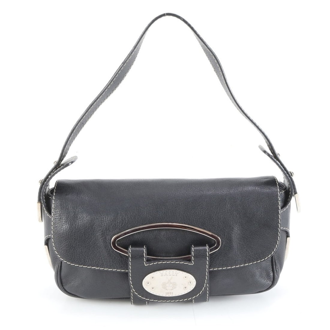 Burberry Leather Shoulder Bag, One-Shoulder Tote Black, Silver Hardware, Women's: --- Catalog ---Category: SizeSize (HxWxD): 14cm x 27cm x 8cm / 5.51'' x 10.62'' x 3.14''Strap Length: 55cm / 21.65''Category: DesignType: Shoulder bag, Tote bagColor: BlackGender: WomenMaterial: Leath